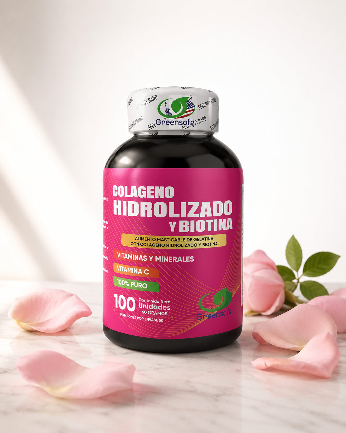 Colágeno Hidrolizado & Biotina - 60 CAPS